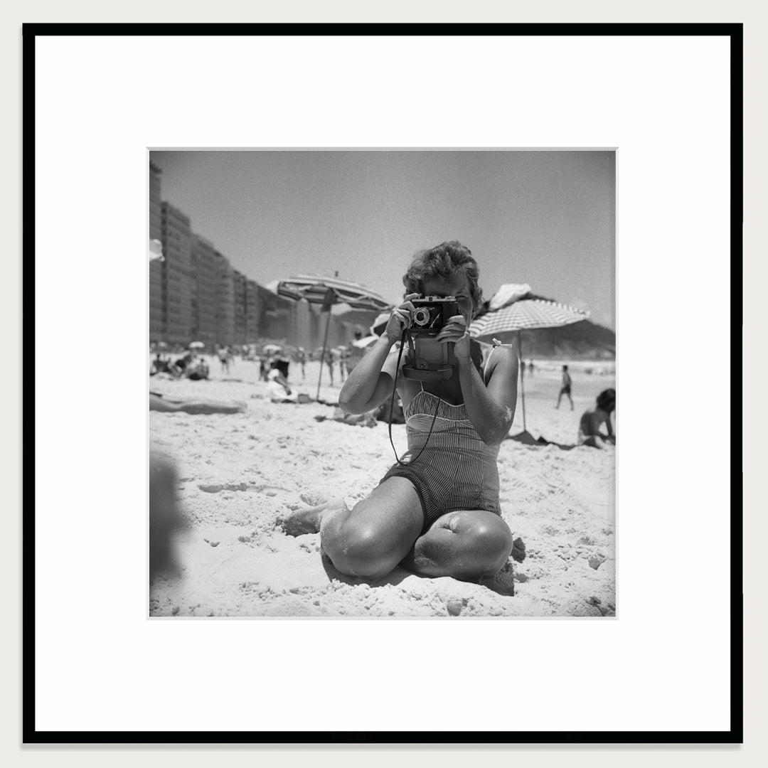 Woman with camera, 1957