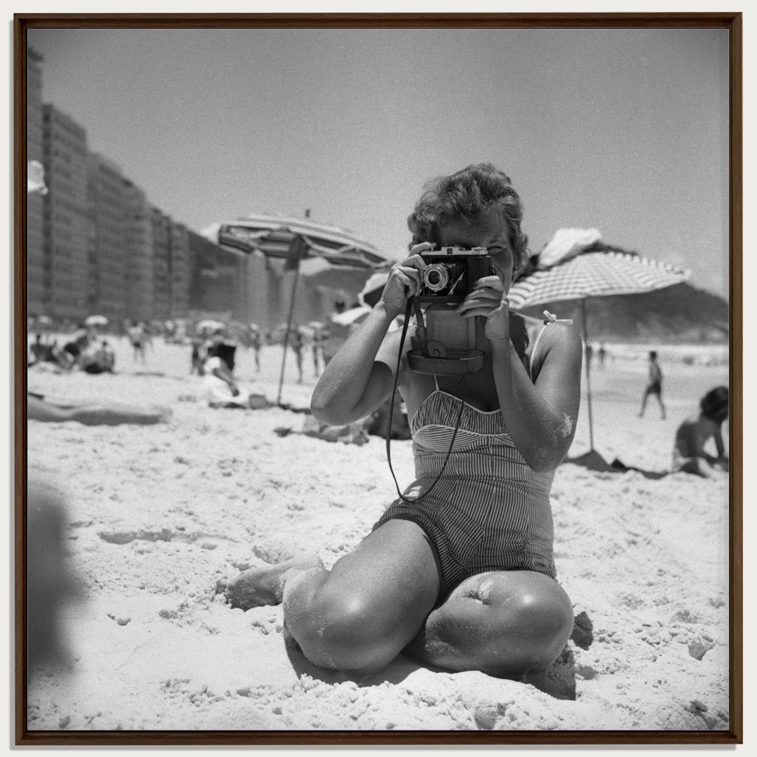 Woman with camera, 1957